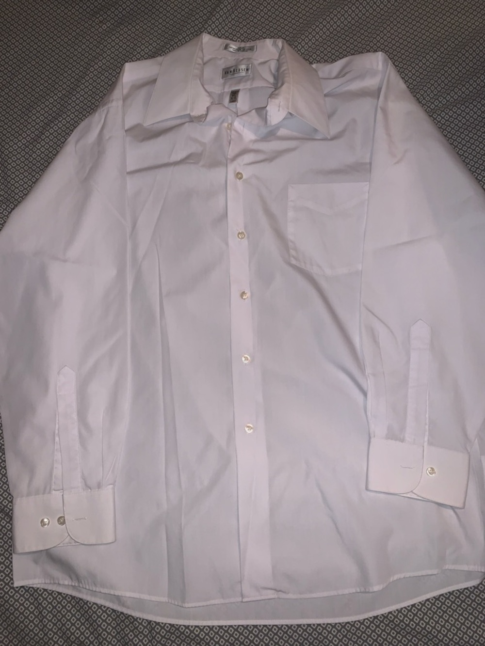 3 Men’s White Dress Shirts Long Sleeve 16.5 - Picture 2 of 7